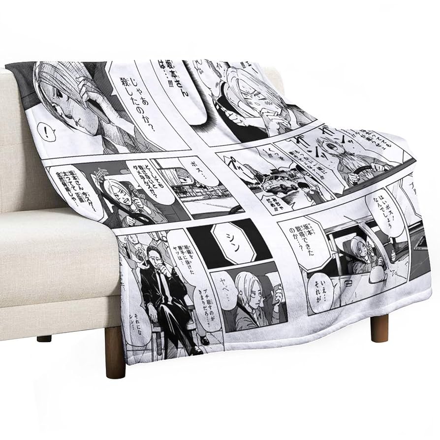 Amazon｜SAKAMOTO DAYS サカモトデイズブランケット おしゃれ